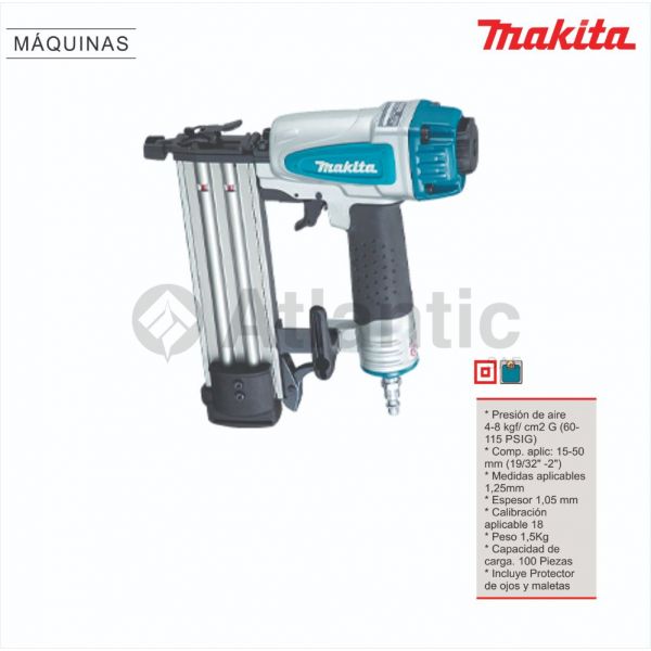 CLAVADORA NEUMATICA - AF505N CLAVOS 15-50MM MAKITA